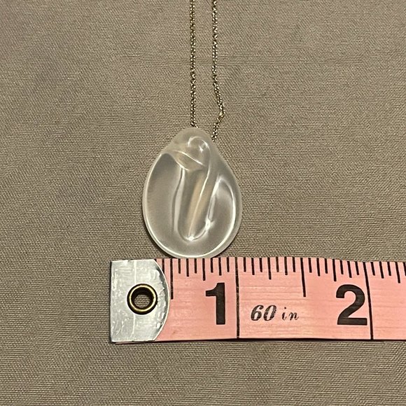 Rare TIFFANY & CO. x Elsa Peretti Chalcedony Madonna Pendant 18k Necklace - Picture 12 of 12